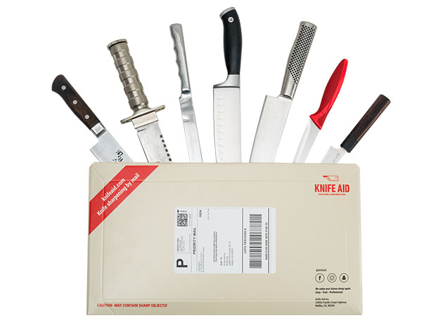 Knife Aid: Online Sharpening Service for 5 Knives