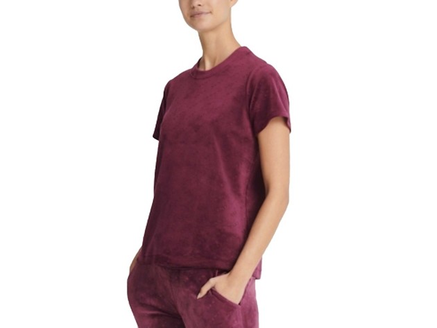 dkny velour top