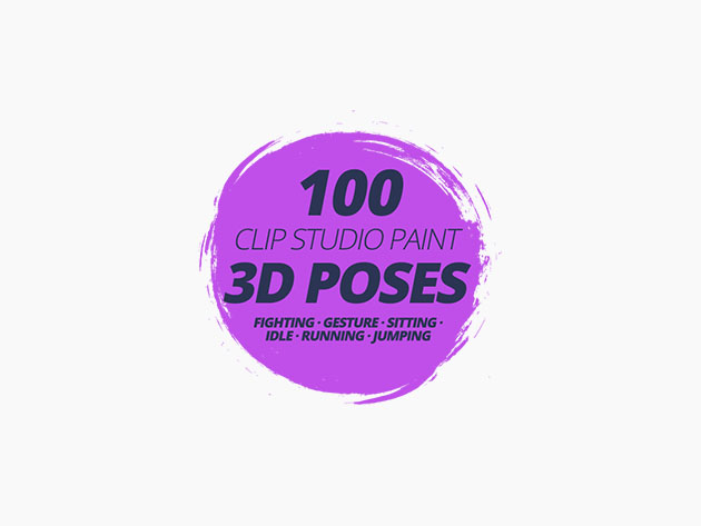 Clip Studio Paint 3D Poses Pack