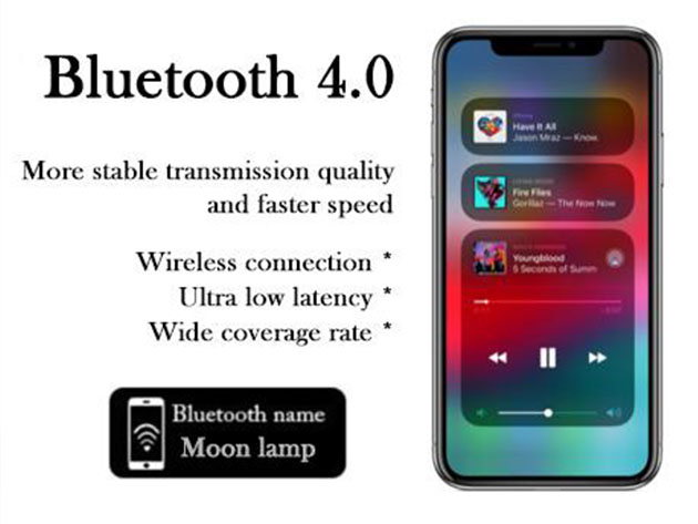 The Original Wireless Bluetooth Speaker Moon Lamp