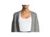 Pink Rose Women's Juniors' Open Cardigan Sweater Gray Size Small