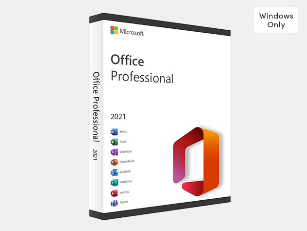 All-in-one microsoft office pro 2021 for windows: lifetime license + windows 11 pro bundle