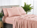 Bamboo 2000 Count 6-Piece Sheet Set with SnugGrip (Blush/King)