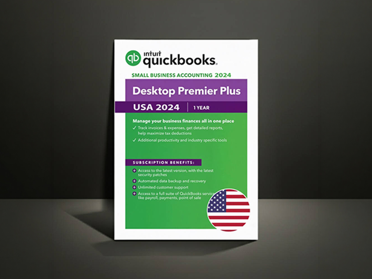 Intuit QuickBooks Desktop Premiere 2024 for Windows (1 User): 1-Year Subscription