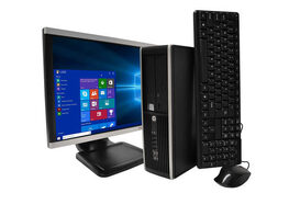 HP Compaq 6300 Desktop PC, 3.2GHz Intel i5 Quad Core Gen 3, 16GB RAM, 2TB SATA HD, Windows 10 Home 64 bit, BRAND NEW 24” Screen (Renewed)