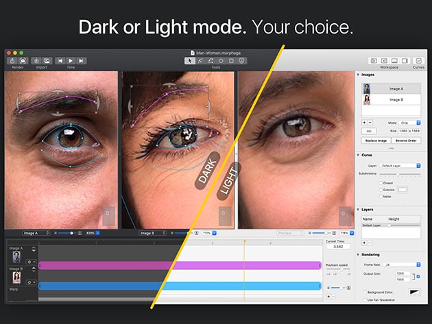 Morph Age: Image Morphing & Warping for Mac 