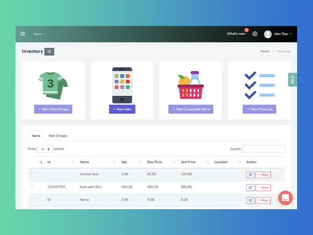 ZapERP Personal Plan: 1-Yr Subscription
