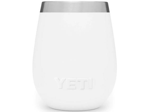 Yeti 21071300066 Rambler 10 oz. Wine Tumbler - White