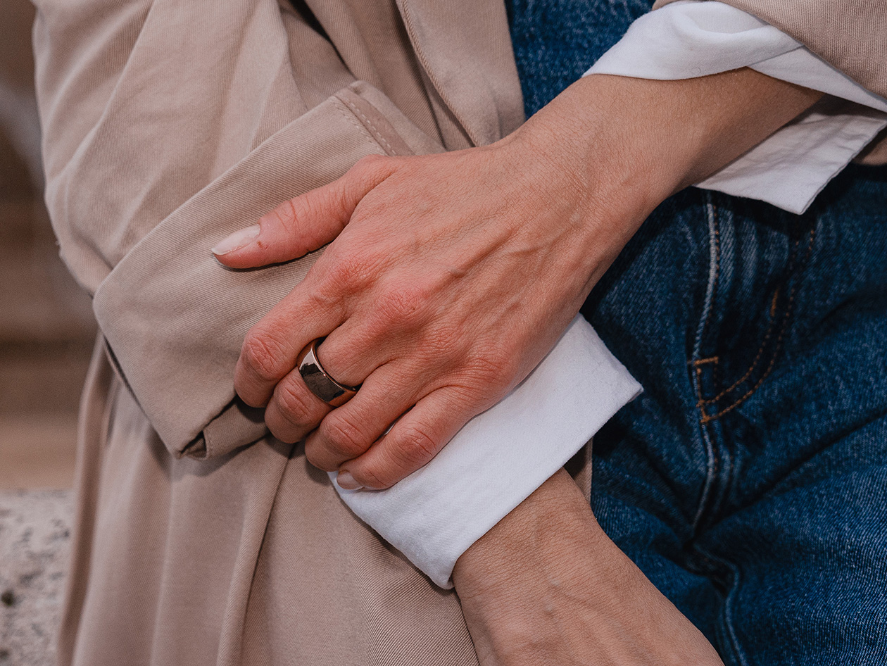 Circular Ring 2 - Medical-Grade Smart Ring (Rose Gold/Size 8)