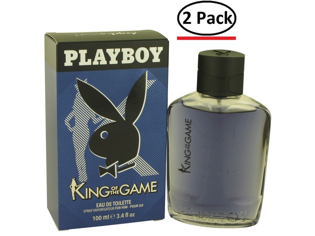 Playboy King of The Game by Playboy Eau De Toilette Spray 3.4 oz for Men (Package of 2)