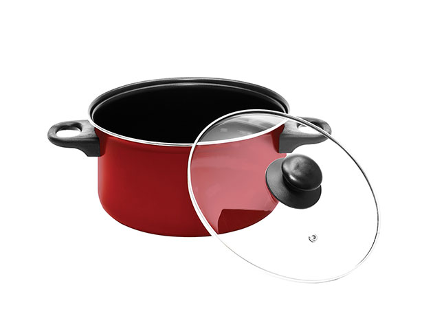 Complete Nonstick Cookware 7-Piece Set (Red)
