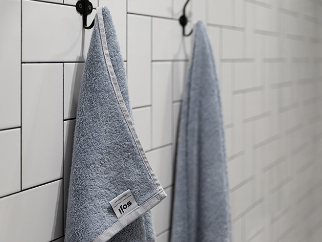 2-Piece Soji Smart Towel Set (Blue)