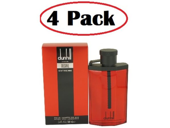4 Pack Of Desire Red Extreme By Alfred Dunhill Eau De Toilette Spray 3 4 Oz Stacksocial