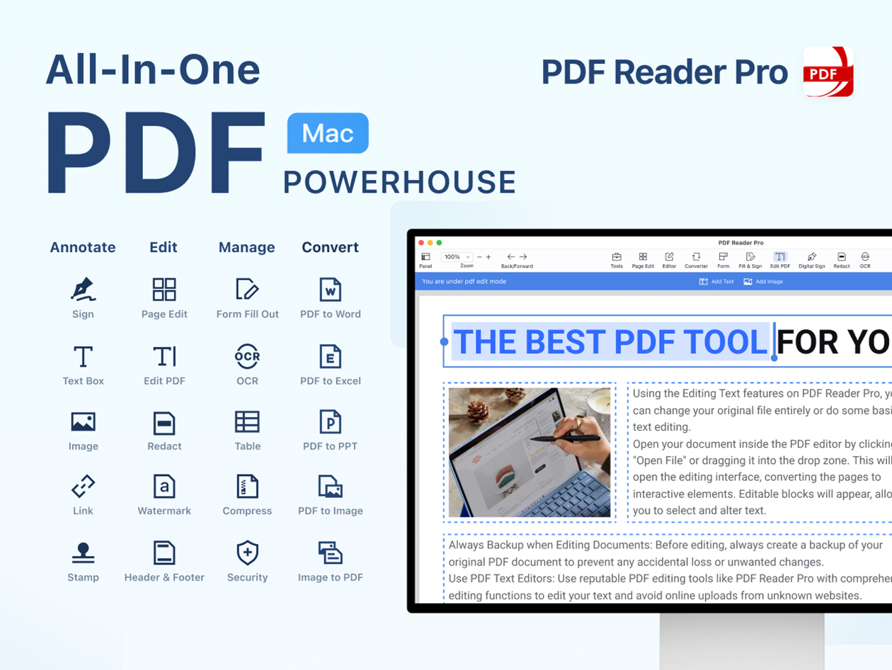 PDF Reader Pro Permanent License: Lifetime Subscription