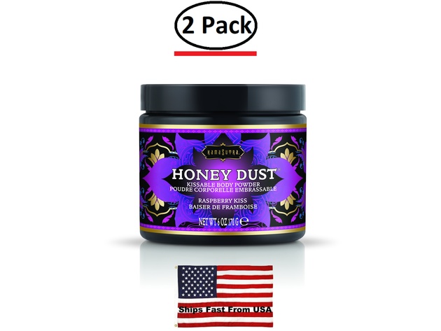 ( 2 Pack ) Honey Dust - Raspberry Kiss -  6 Oz / 170 G