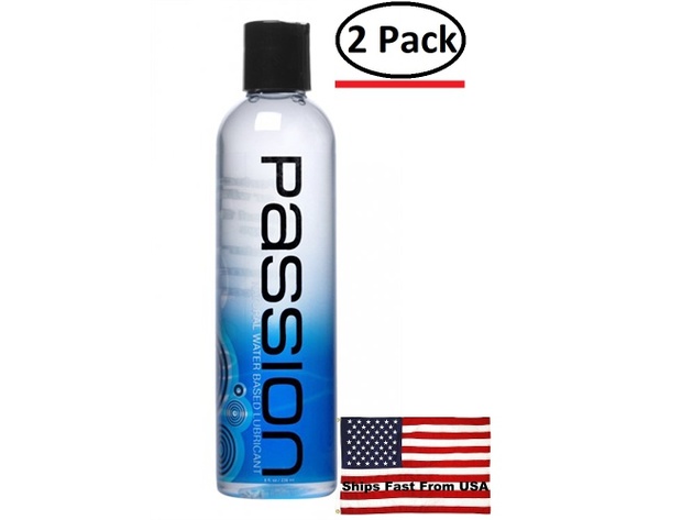 ( 2 Pack ) Passion Natural Water Based Lubricant 8 Oz