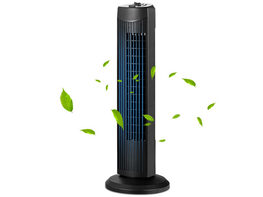 Fantask 35W 28'' Oscillating Tower Fan 3 Wind Speed Quiet Bladeless Cooling Room Black