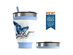 Collapsible Drink Tumbler - Great Blue Heron