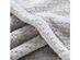 Classic Textured Fleece Blanket Silver Full/Queen