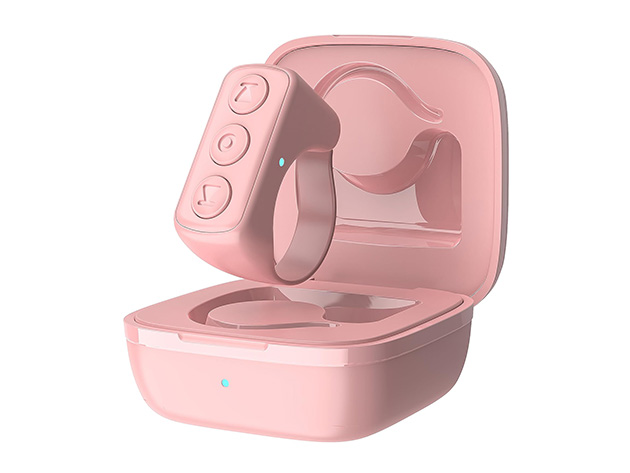 Bluetooth Remote Ring for Apps & E-Readers with Page Turner (Pink)