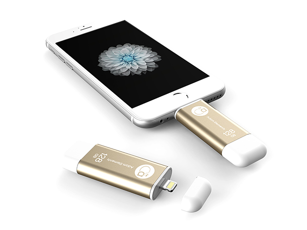 iKlips Dual-Interface Drive (128GB Gold)