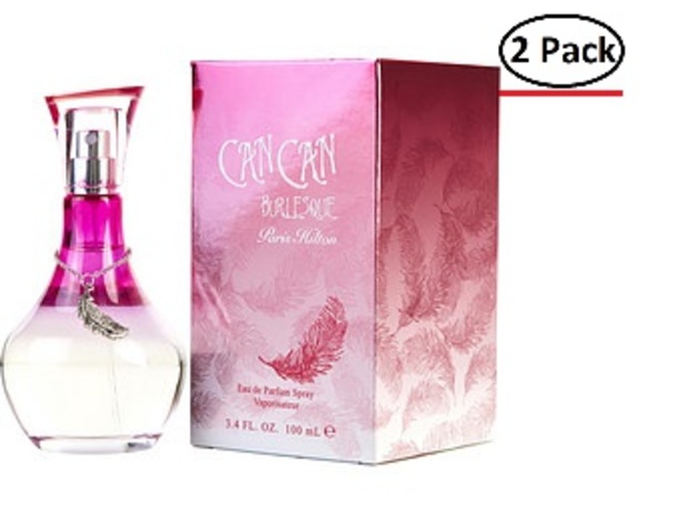PARIS HILTON CAN CAN BURLESQUE by Paris Hilton EAU DE PARFUM SPRAY 3.4 OZ for WOMEN ---(Package Of 2)
