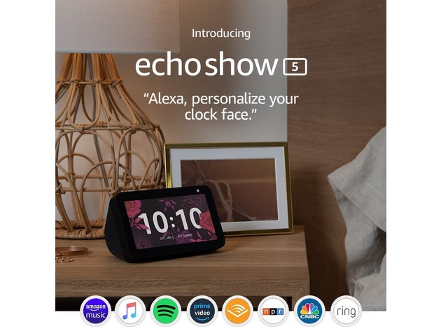 Amazon Echo Show 5 Compact smart display with Alexa - Charcoal