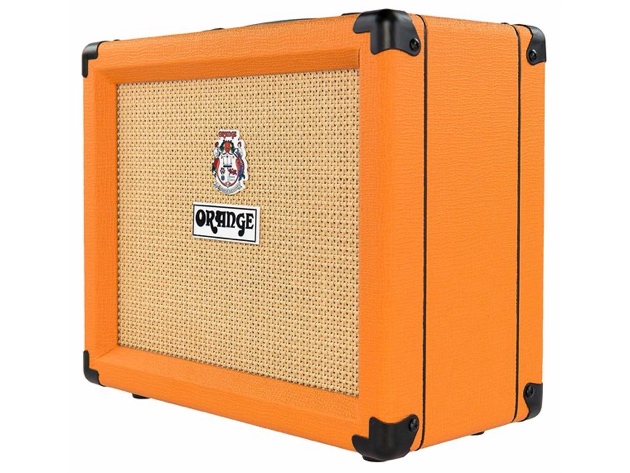 Orange 20-watt 1x8" Combo Amp Electric Guitar Power Amplifier Crush20RT- Orange (Distressed Box)