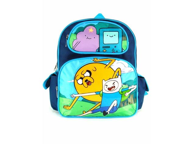 Adventure Time Small 12" Cloth Backpack Book Bag Pack