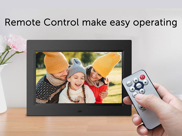 10.1" Digital Photo Frame with Remote Control (No WiFi)