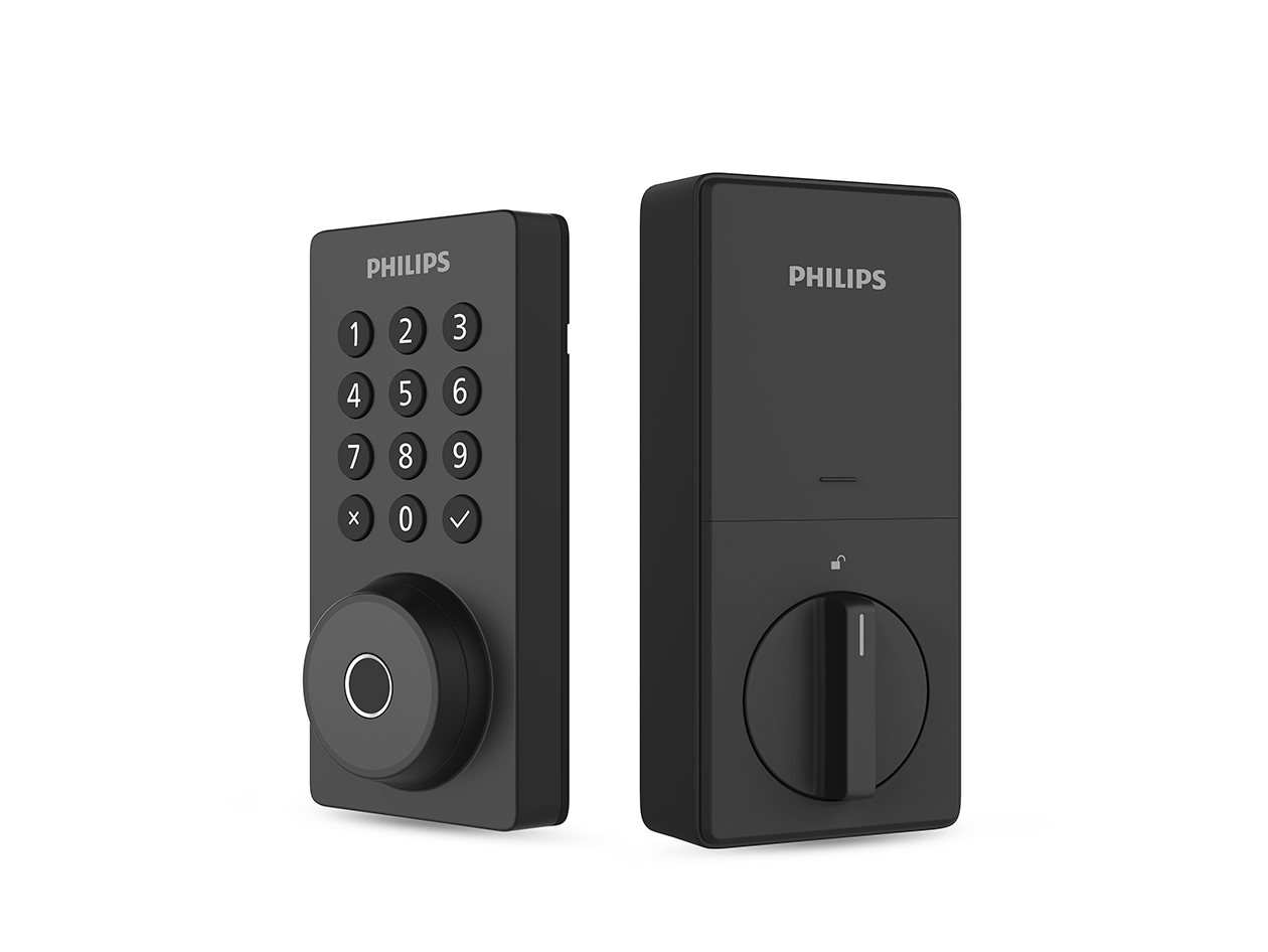 Philips 4000 Series Touchscreen Fingerprint Smart Deadbolt Matte Black