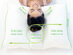 Sleep Yoga®: Dual-Neck Pillow with Pillow Cover (Medium Soft)