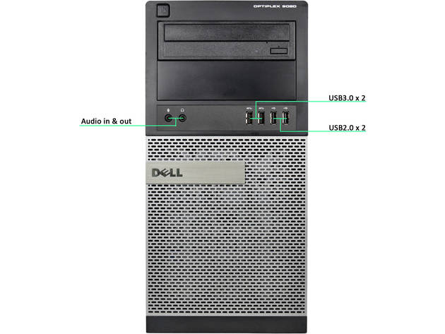 Dell Optiplex 980 Tower Computer PC, 3.20 GHz Intel i5 Dual Core, 32GB DDR3 RAM, 512GB SSD Hard Drive, Windows 10 Professional 64 bit (Renewed)