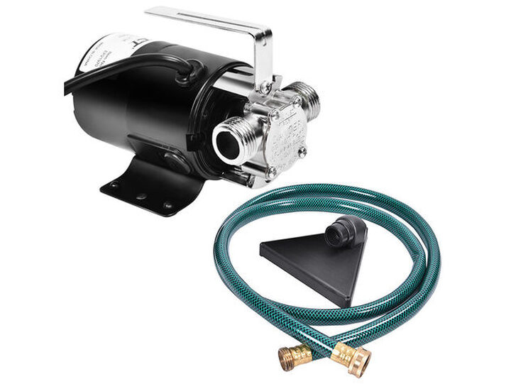 Electric Power Water Transfer Removal Pump 120V With Hose - Black |  StackSocial