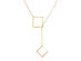 Geometric Square 18K Gold Plated Necklace