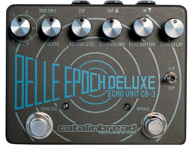 Catalinbread Belle Epoch Deluxe Delay Reverb Guitar Effects Pedal - Black (Like New, Damaged Retail Box)