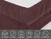 Silky-Soft Satin 4-Piece Sheet Set (Chocolate/King)