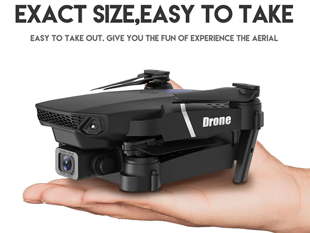 GPS 4K HD Wi-Fi Dual Camera Drone with 2 Batteries