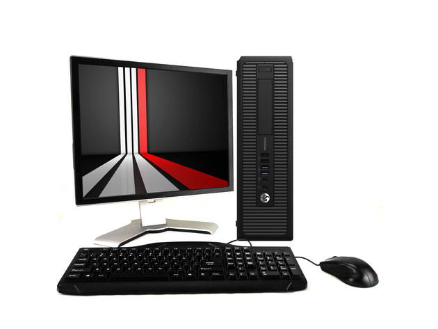 HP EliteDesk 800G1 Desktop Computer PC, 3.20 GHz Intel i5 Quad Core Gen 4, 8GB DDR3 RAM, 120GB Solid State Drive (SSD) SSD Hard Drive, Windows 10 Professional 64bit (Renewed)