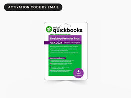 Intuit QuickBooks Desktop Premier Plus 2024 (1 User) for Windows: Lifetime Activation