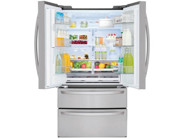 LG LMXS28626S 28 Cu. Ft. 4-Door French Door Refrigerator - Stainless Steel
