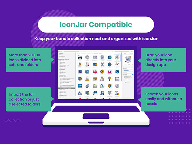 Flat Icons Bundle: Lifetime Subscription