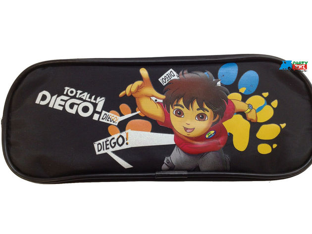 Diego Plastic Pencil Case Pencil Box - Black