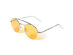 The Hendrix Sunglasses Silver / Orange