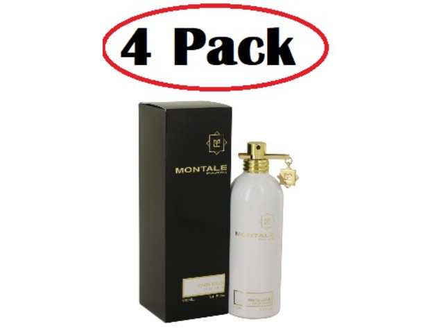 4 Pack of Montale White Aoud by Montale Eau De Parfum Spray (Unisex) 3.4 oz