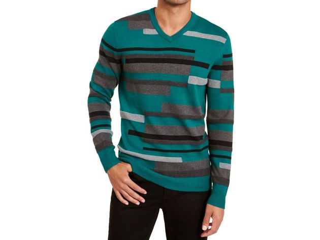 Alfani v 2024 neck sweater