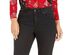Style & Co Women's Tummy-Control Straight-Leg Jeans Black Size 16