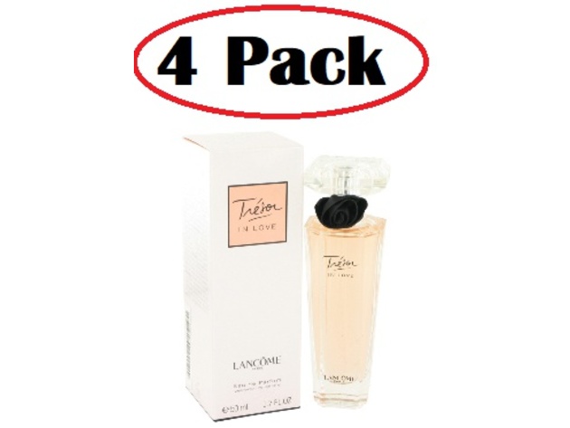 4 Pack of Tresor In Love by Lancome Eau De Parfum Spray 1.7 oz