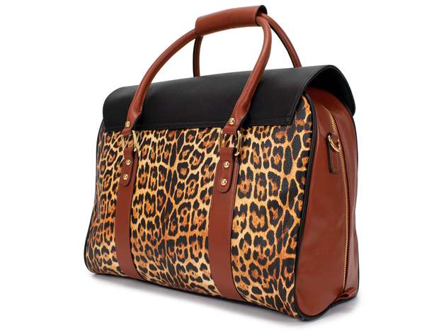 Leopard Weekender Tote Bag