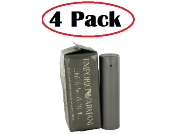 4 Pack of EMPORIO ARMANI by Giorgio Armani Eau De Toilette Spray 3.4 oz